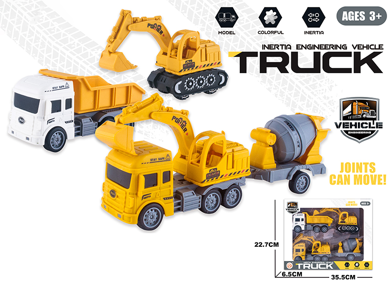Friction Engineering Truck Dumper + Excavator
