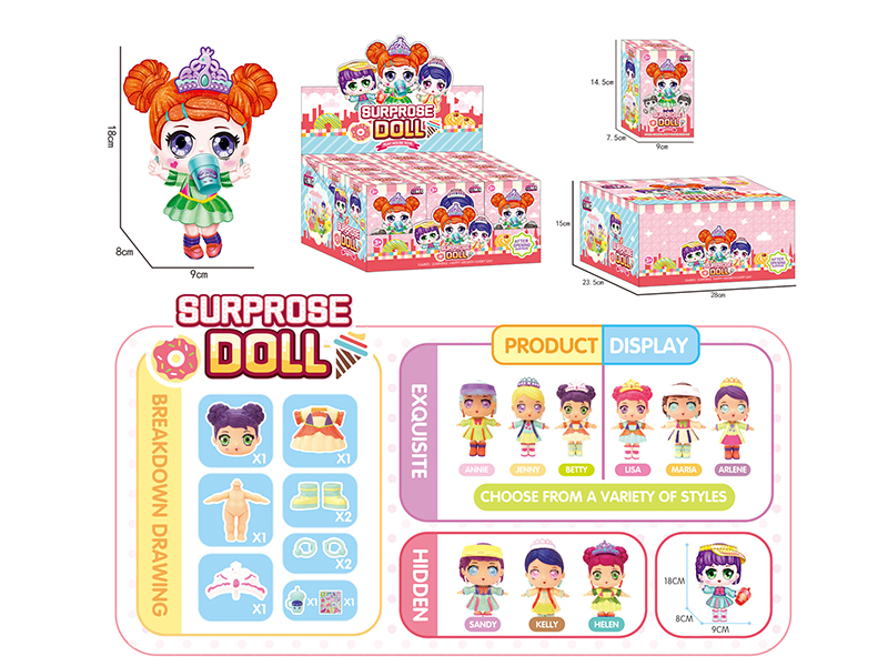 Oversized Surprise Doll(9PCS)