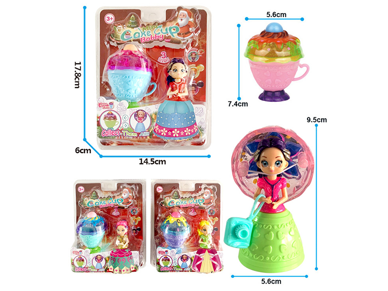 Christmas Mini Cup Cake Doll(1pcs)