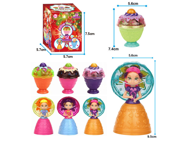 Christmas Mini Cup Cake Doll(1pcs)