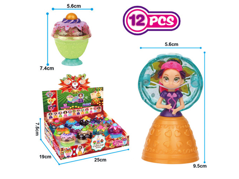 Christmas Mini Cup Cake Doll(12pcs)