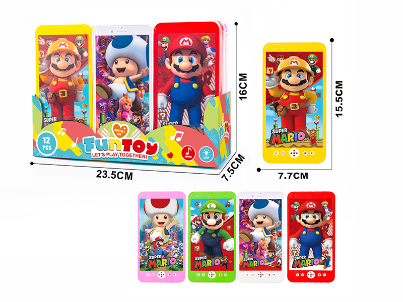 Mario Mobile Phone 12pcs
