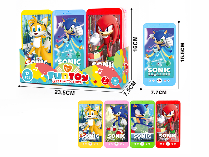 Sonic The Hedgehog Mobile Phone 12pcs