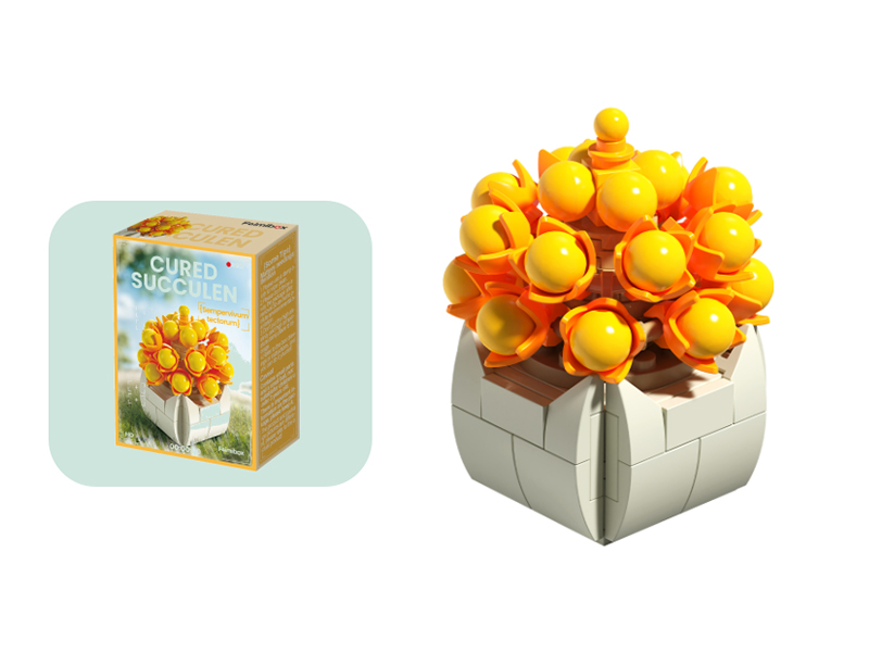 103PCS Succulents Building Blocks