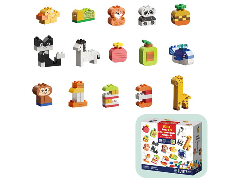 139PCS Building Block Strereoscopic Object Starter Edition