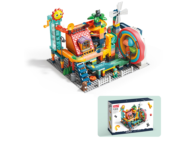 330PCS Jungle Hut Slide Building Blocks