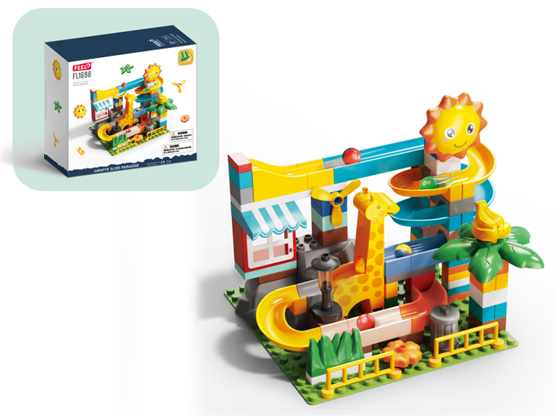 100pcs Giraffe Slide Building Blocks