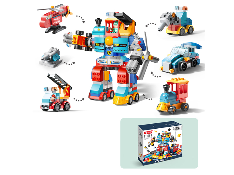 172pcs Variable Robot Building Blocks