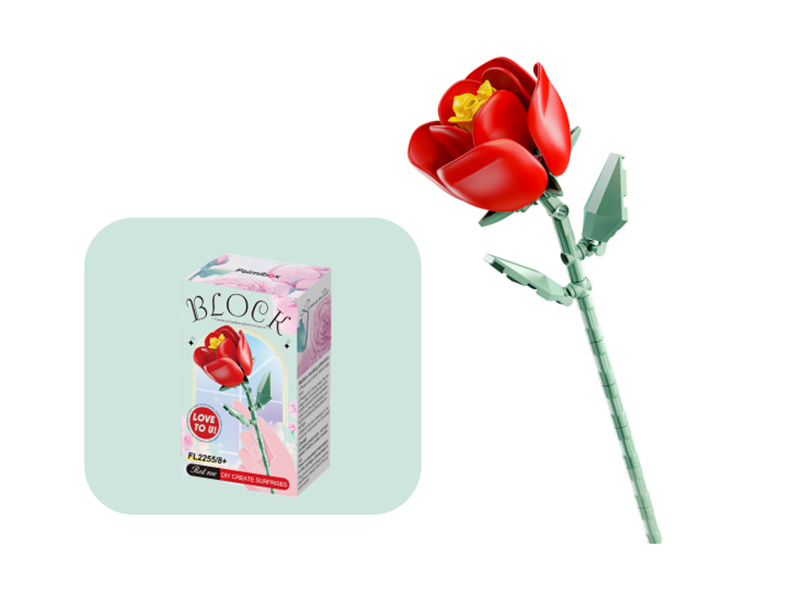 68PCS Rose Building Blocks