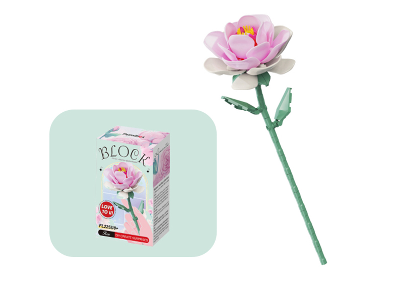 92pcs Rose Building Blocks