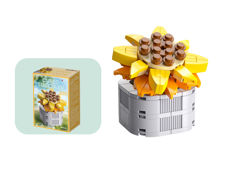 101PCS Succulents Building Blocks