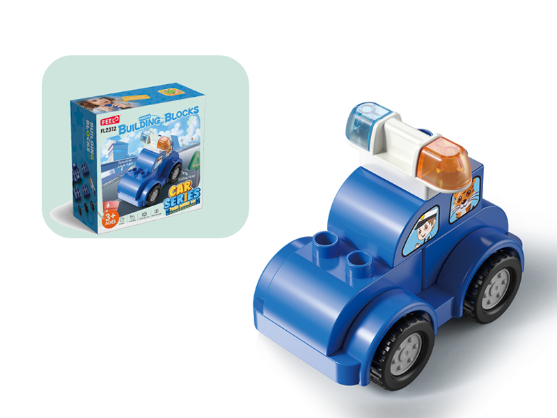 7pcs Police Car Building Blocks