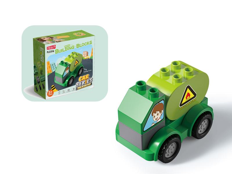 7pcs Tank Truck Building Blocks
