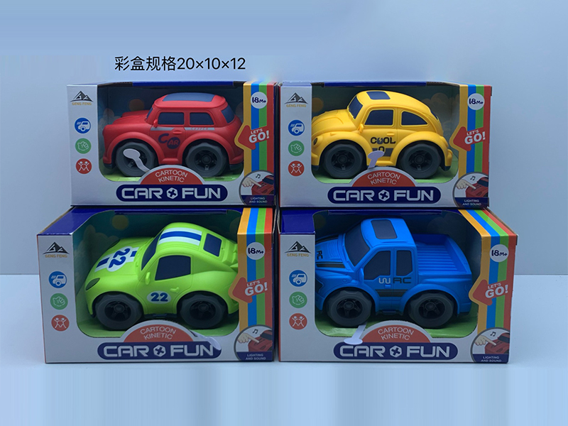 Friction Cartoon Car With Light And Sound