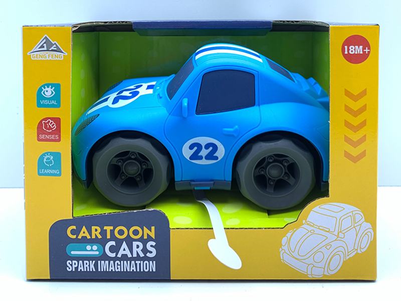 Friction Cartoon Car（Porsche Sports Car）