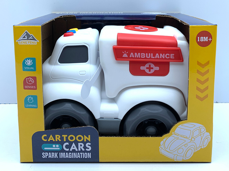 Slide Cartoon Car（Ambulance）