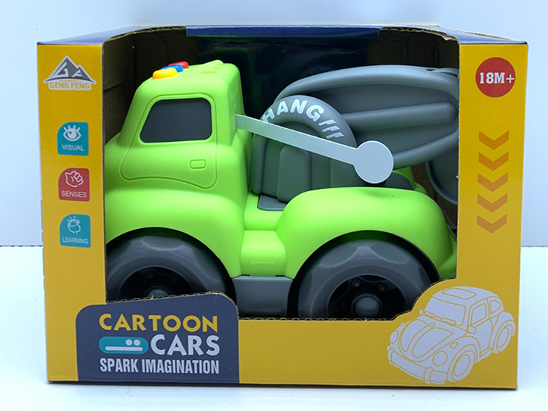 Slide Cartoon Car（Engineering Vehicle）