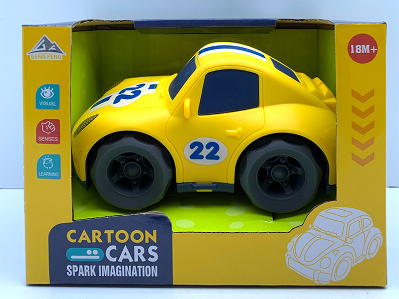 Friction Cartoon Car（Porsche Sports Car）