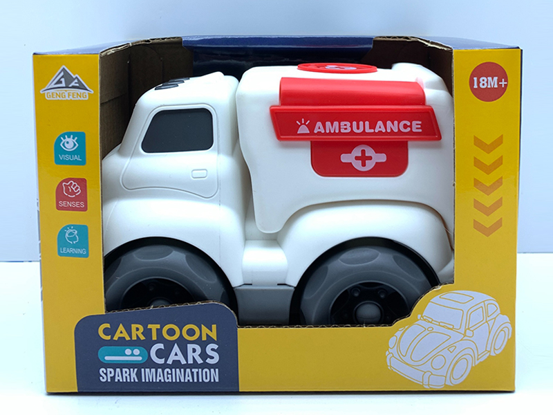 Slide Cartoon Car（Ambulance）