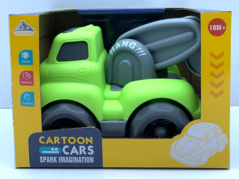 Slide Cartoon Car（Engineering Vehicle）