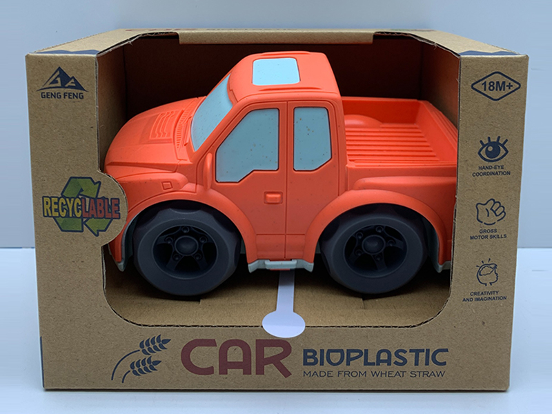 Slide Cartoon Car With Light And Sound（Pickup Trucks）