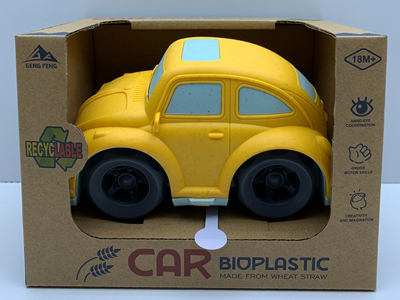 Slide Cartoon Car With Light And Sound（Volkswagen Beetle）