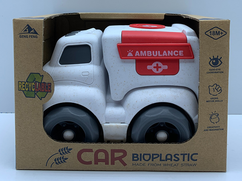 Slide Cartoon Car（Ambulance）