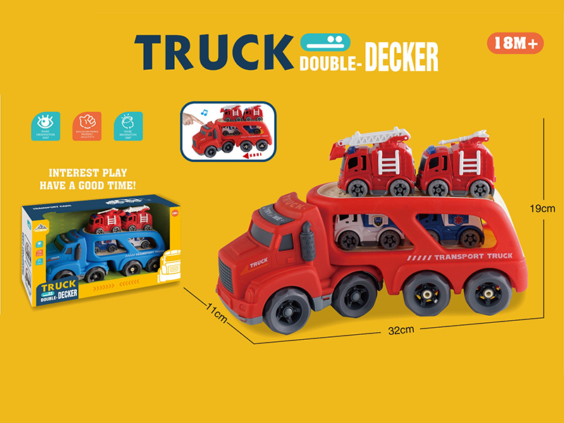 Slide Head Transport Vehicle  With Light And Sound