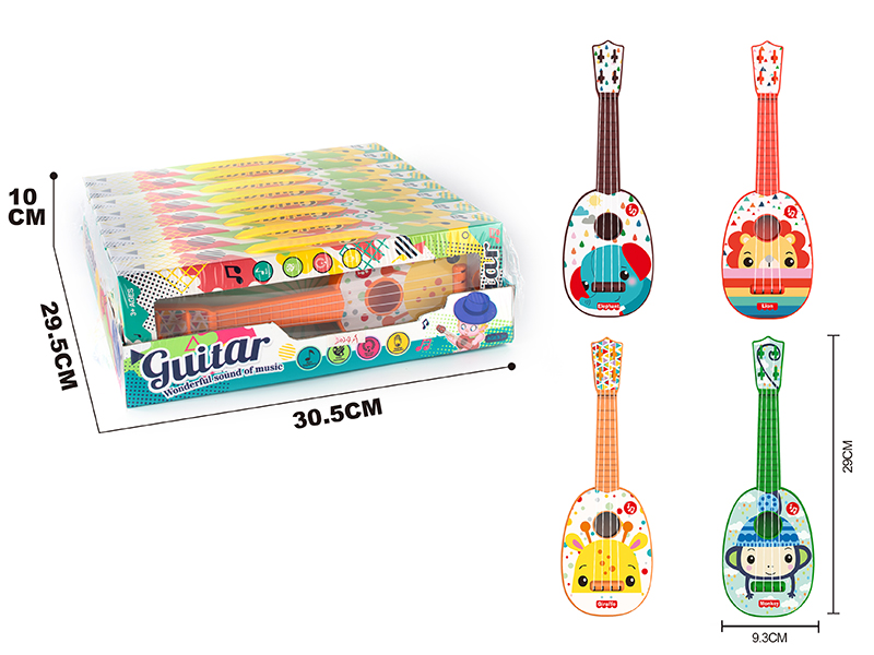 Animal Pattern Ukulele(8PCS)