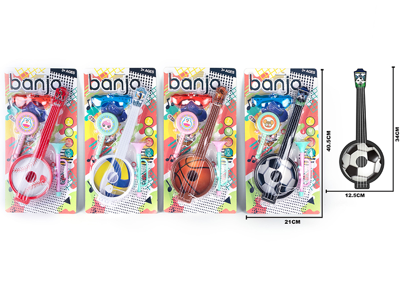 Banjo + Small Musical Instrument(Ball Pattern)