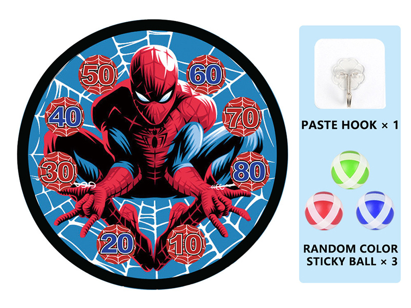 36cm Spider-Man Velcro Dartboard