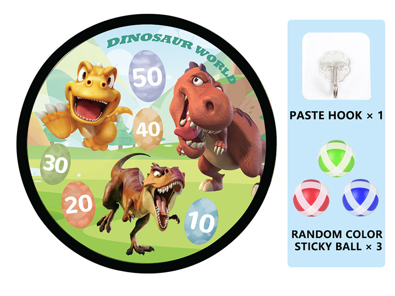 36cm Dinosaur Velcro Dartboard
