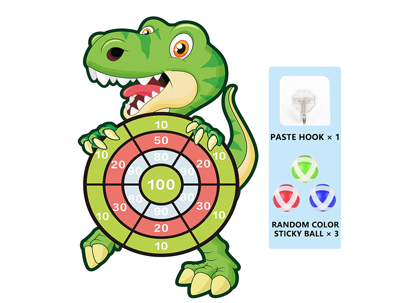 Cartoon Dinosaur Velcro Dartboard