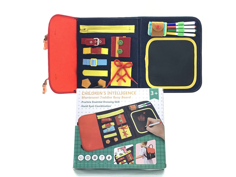 Chilren's Montessori Toddler Busy Board