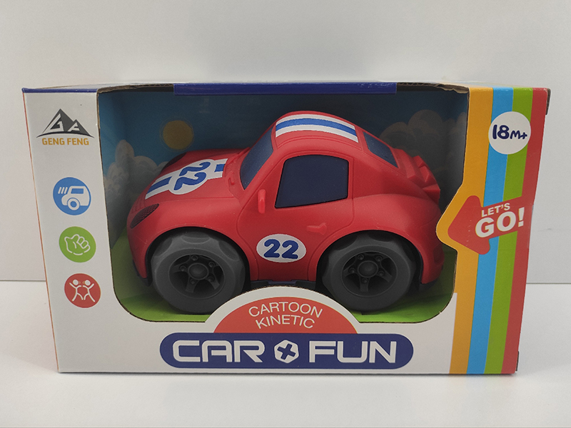Friction Cartoon Car With Light And Sound