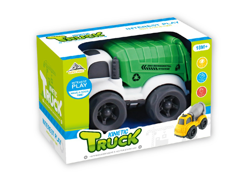 Friction Cartoon Car