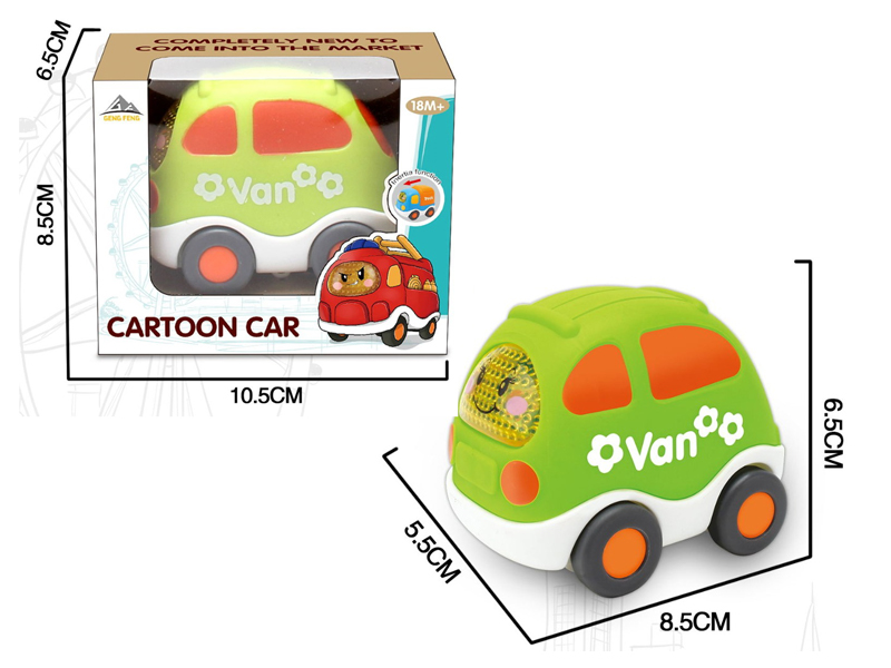 Friction Cartoon Car