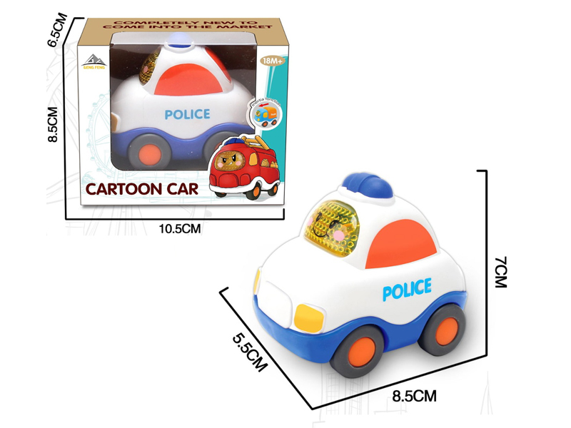 Friction Cartoon Car