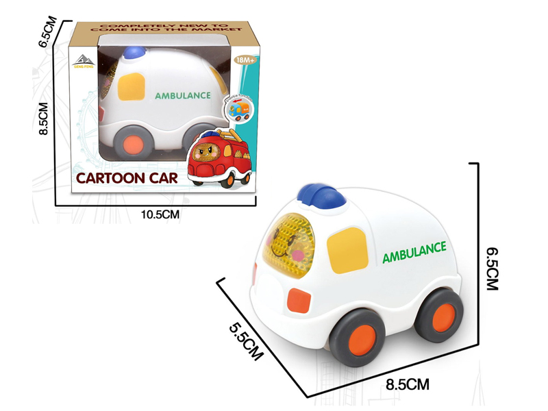 Friction Cartoon Car