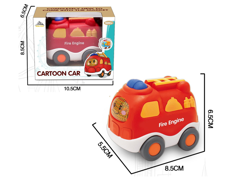 Friction Cartoon Car
