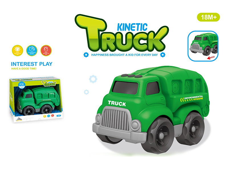 Slide Cartoon Environmentally Friendly Car