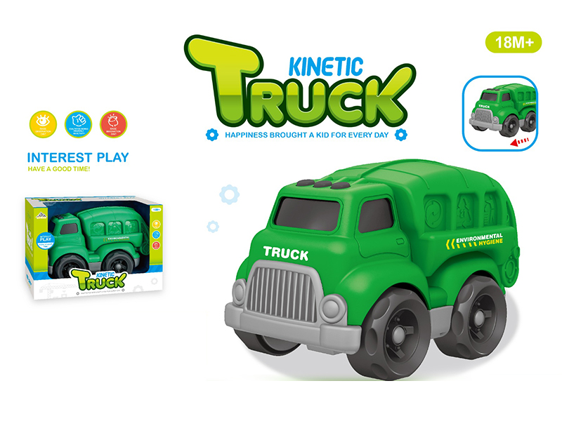 Slide Cartoon Environmentally Friendly Car