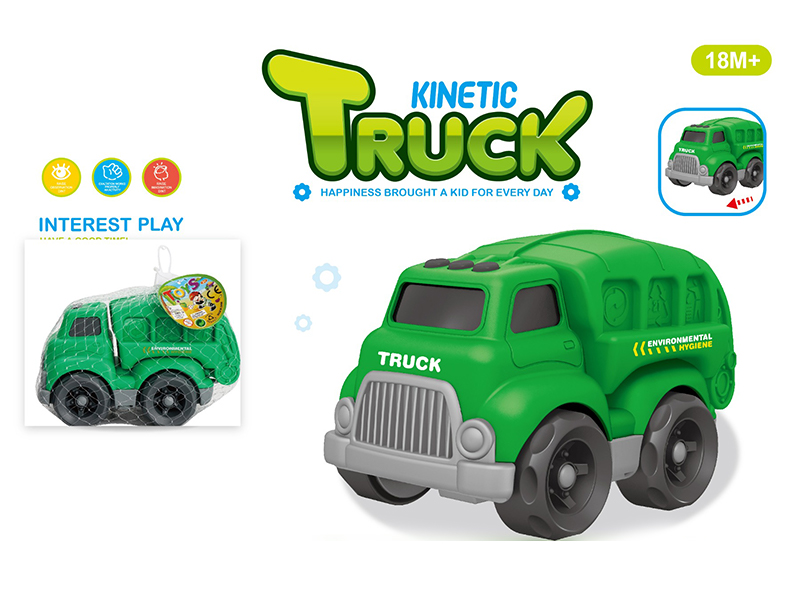 Slide Cartoon Environmentally Friendly Car