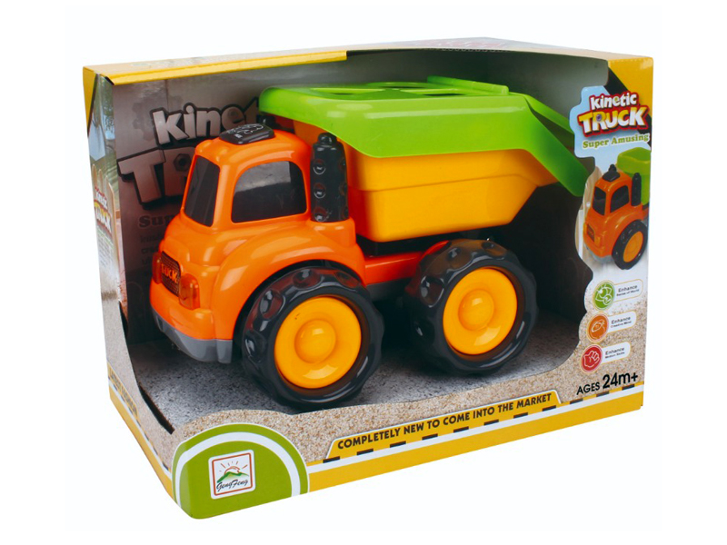 Friction Cartoon Engineering Vehicle With Light And Music