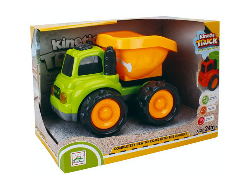 Friction Cartoon Engineering Vehicle With Light And Music