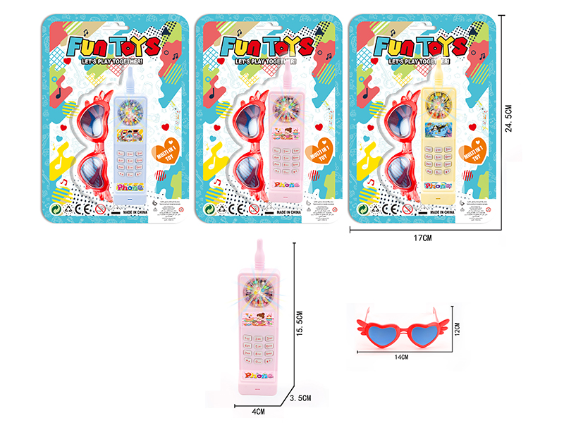 Mobile Phone + Glasses