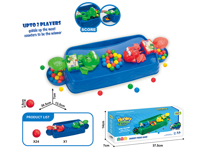 Hungry Frogs Eat Beans Board Game