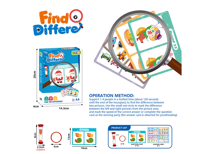 Find Different Board Game