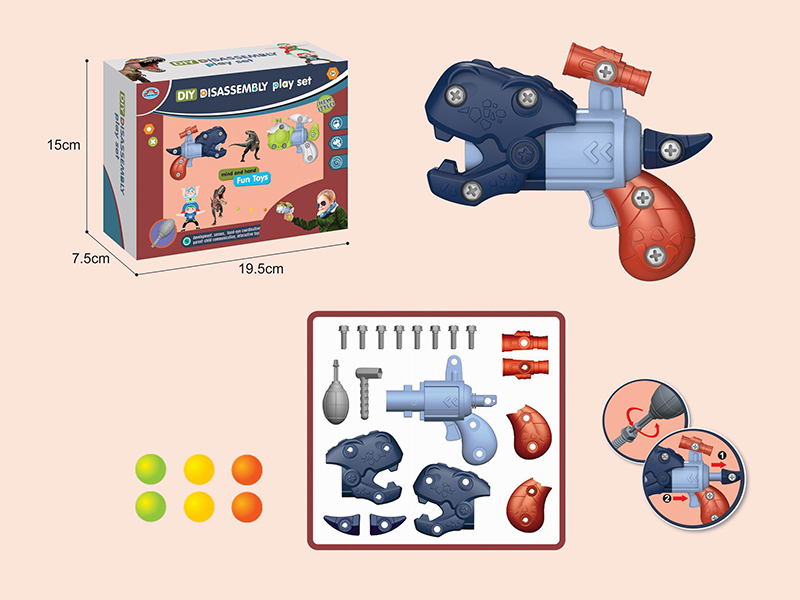 DIY Assembly Dinosaur Gun