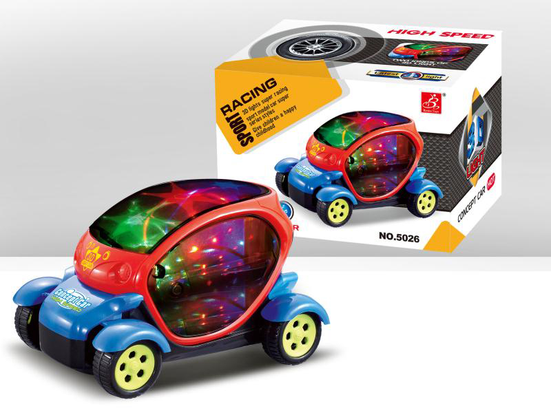 B/O Go And Bump Concept Car With 3D Light And Music(Red)